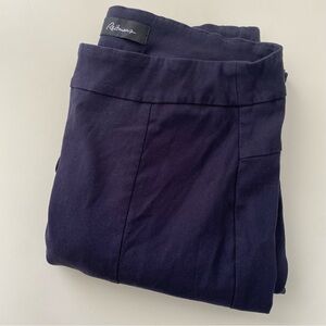 Reitmans navy blue stretchy ankle length skinny work pants size 6 womens